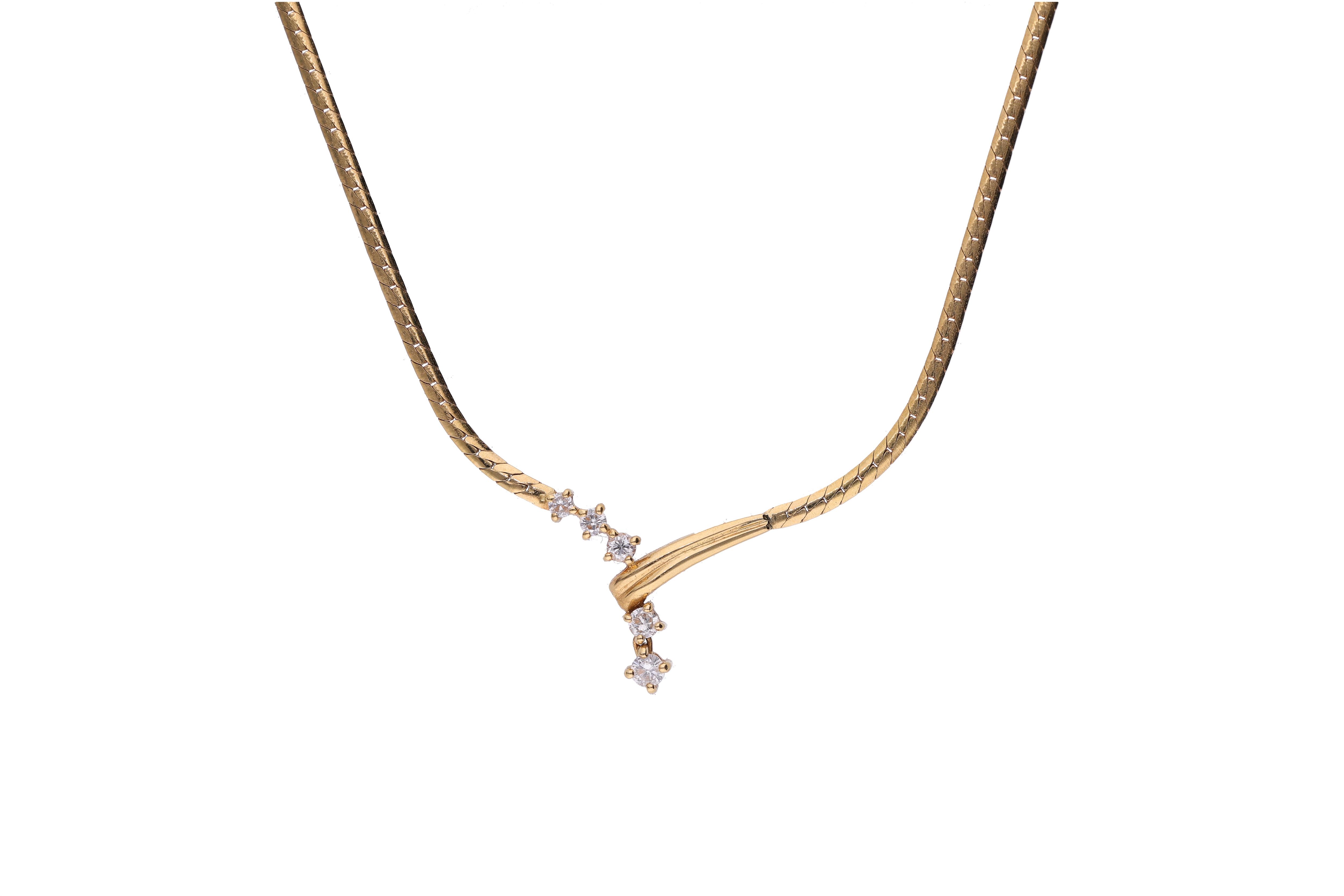 Collier con diamanti - Asta Preziosi