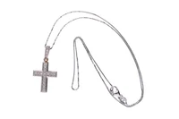 Collana e crocetta con diamanti - Asta Preziosi Collana e crocetta con diamanti - Asta Preziosi