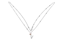 Collana e pendente a forma di V - Asta Preziosi Collana e pendente a forma di V - Asta Preziosi