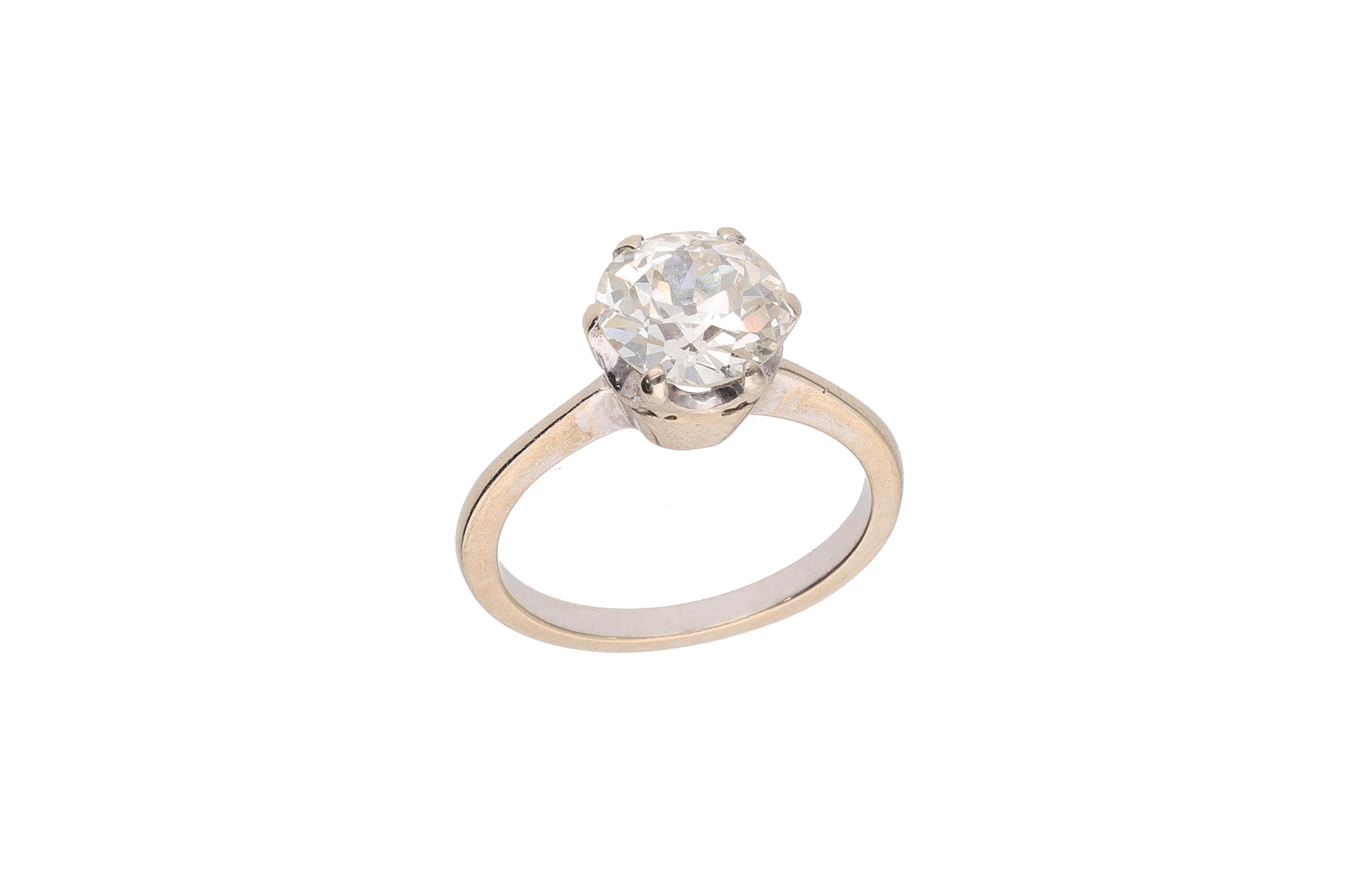 Anello con diamante - Asta Preziosi