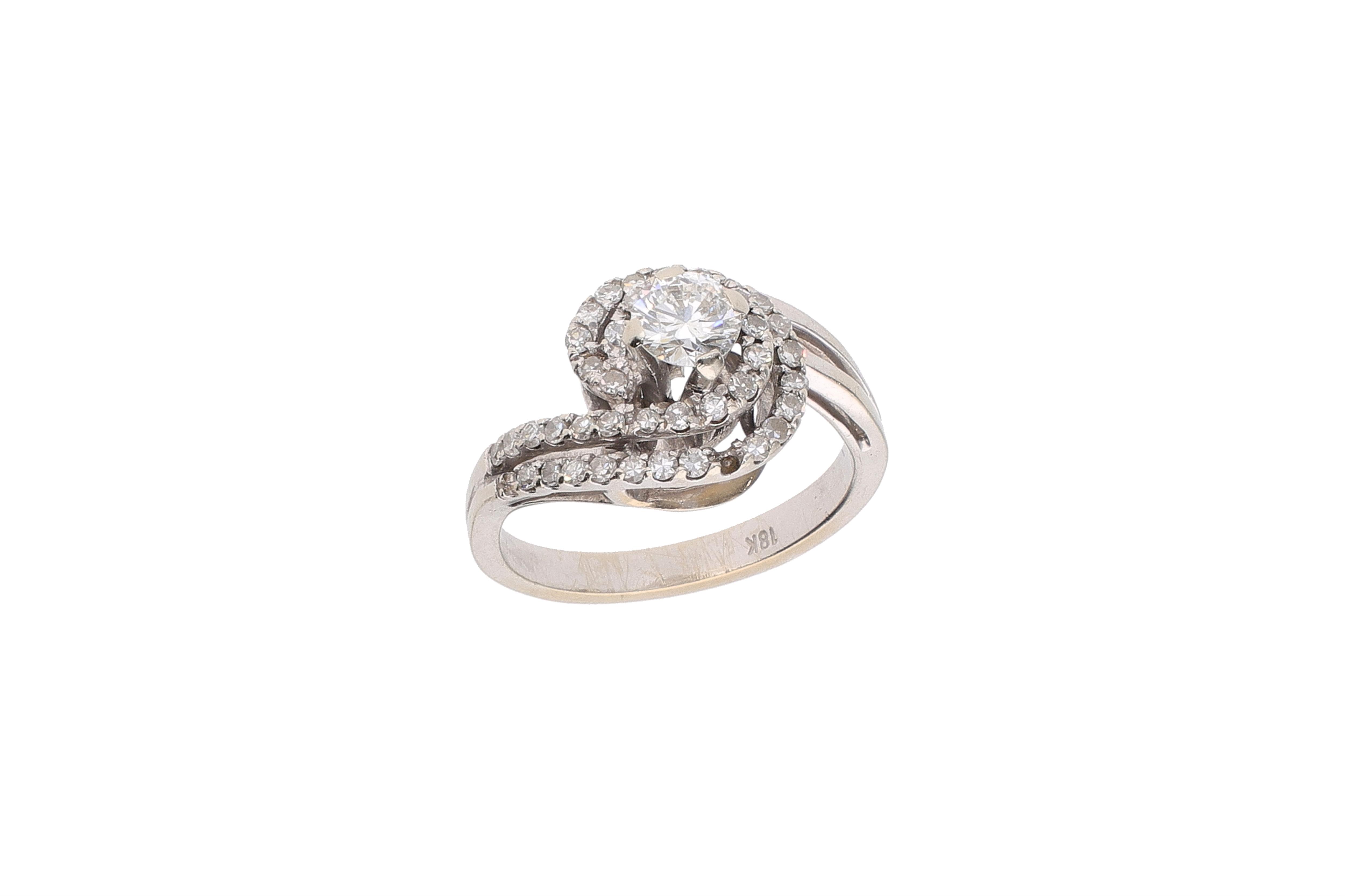 Anello con diamanti - Asta Preziosi