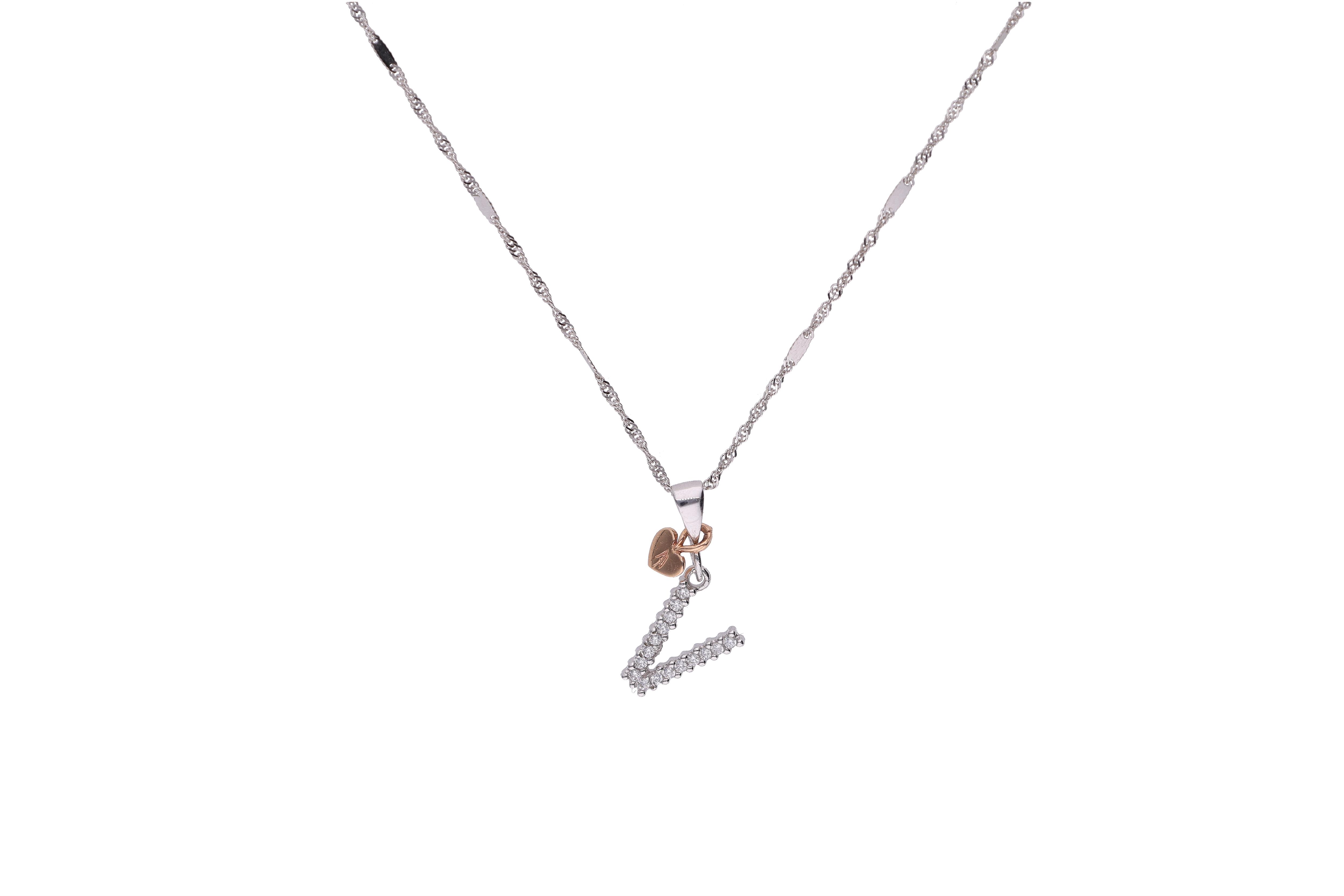 Collana e pendente a forma di V - Asta Preziosi