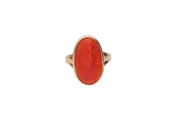 Anello con corallo - Asta Preziosi Anello con corallo - Asta Preziosi