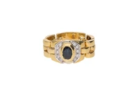 Anello con zaffiro e diamanti - Asta Preziosi Anello con zaffiro e diamanti - Asta Preziosi