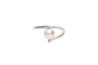 Anello e collier con diamanti e perle coltivate - Asta Preziosi Anello e collier con diamanti e perle coltivate - Asta Preziosi
