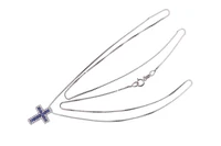 Collana con ciondolo con zaffiri e diamanti - Asta Preziosi Collana con ciondolo con zaffiri e diamanti - Asta Preziosi
