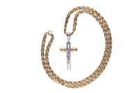 Collana con crocetta - Asta Preziosi