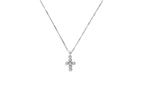 Collana con crocetta di diamanti - Asta Preziosi Collana con crocetta di diamanti - Asta Preziosi