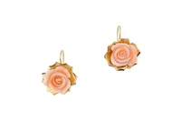 Orecchini con rose in corallo - Asta Preziosi Orecchini con rose in corallo - Asta Preziosi