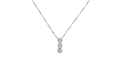 Collana e pendente con diamanti - Asta Preziosi Collana e pendente con diamanti - Asta Preziosi