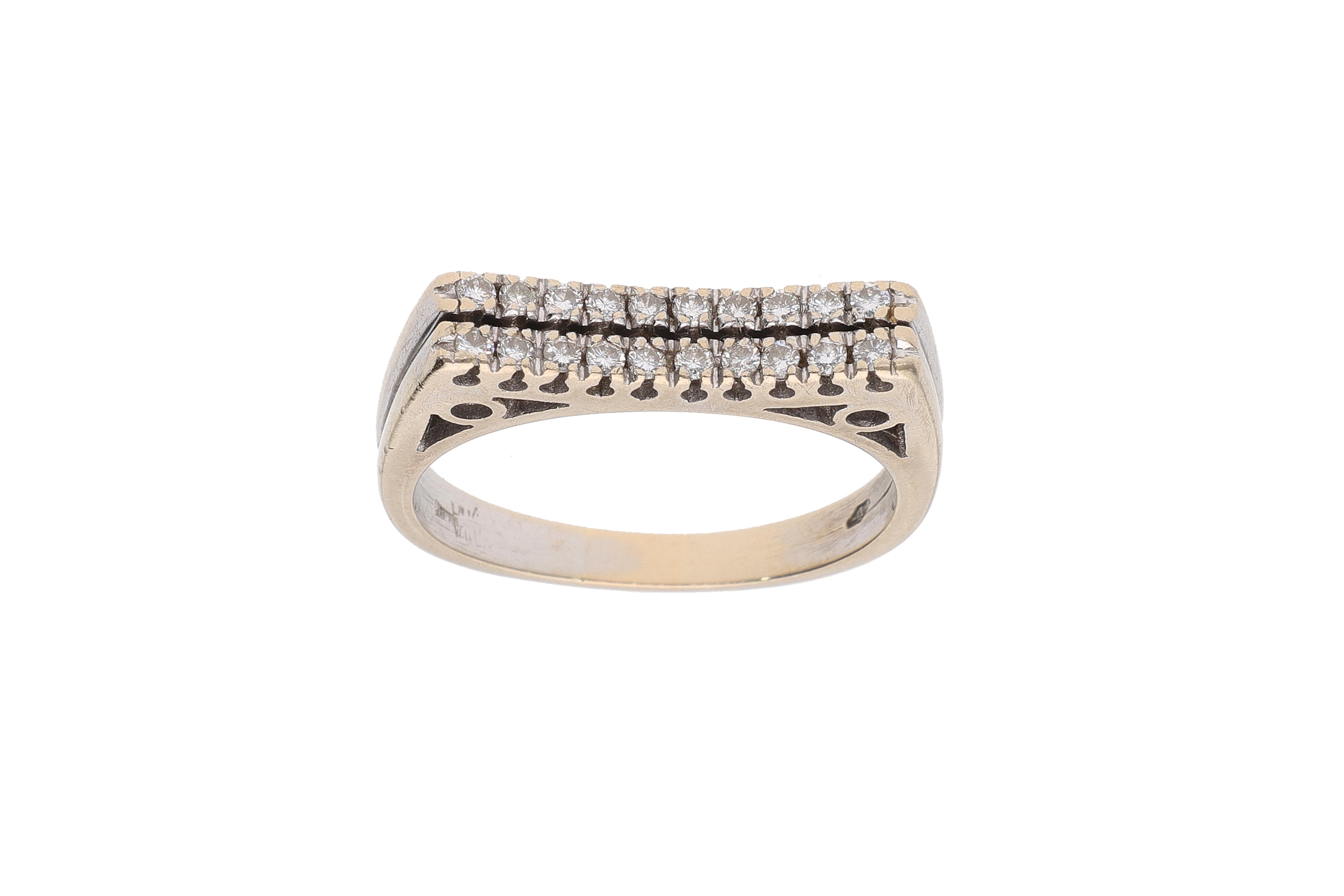 Anello con diamanti - Asta Preziosi