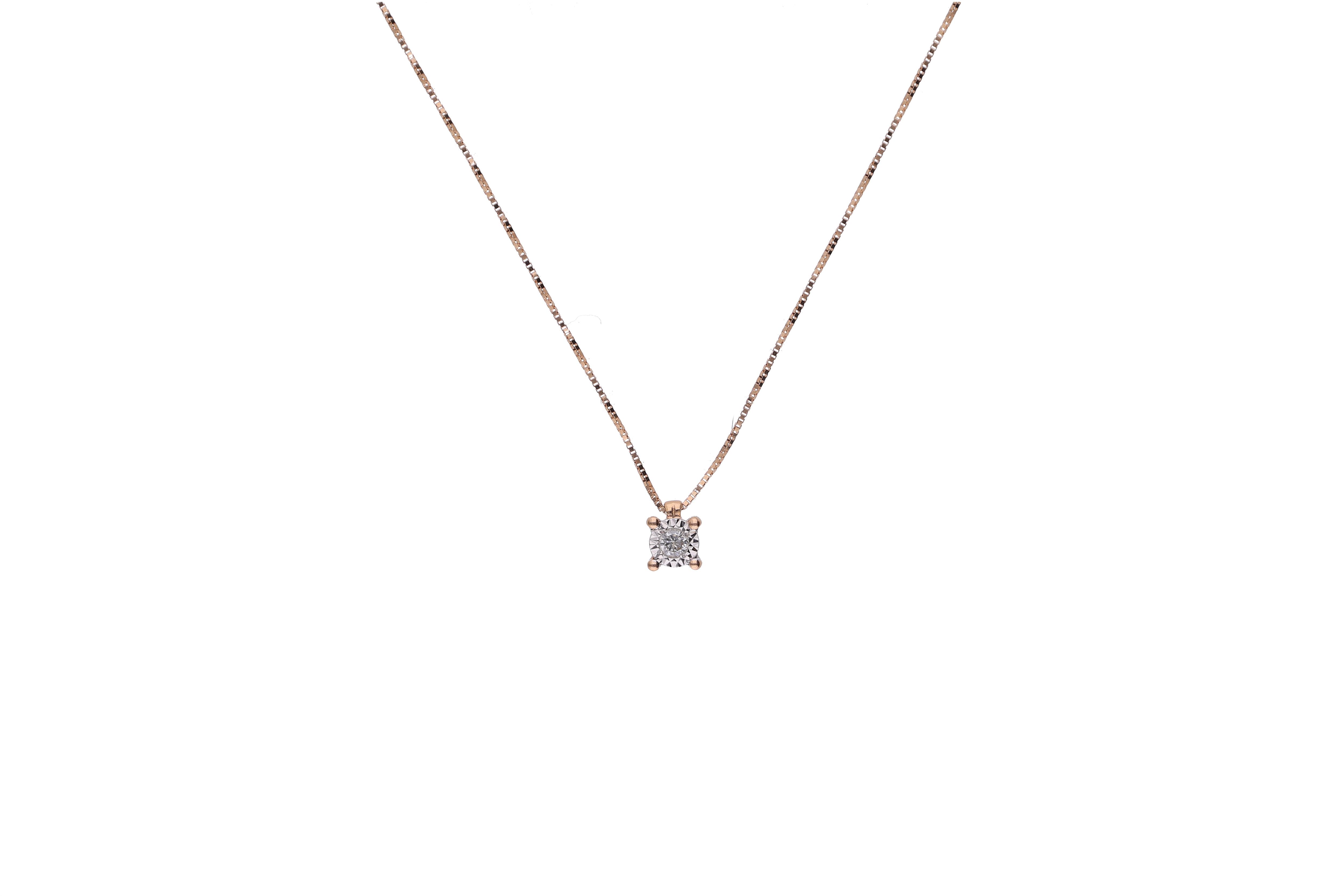 Bliss, collana e pendente con diamante - Asta Preziosi Bliss, collana e pendente con diamante - Asta Preziosi