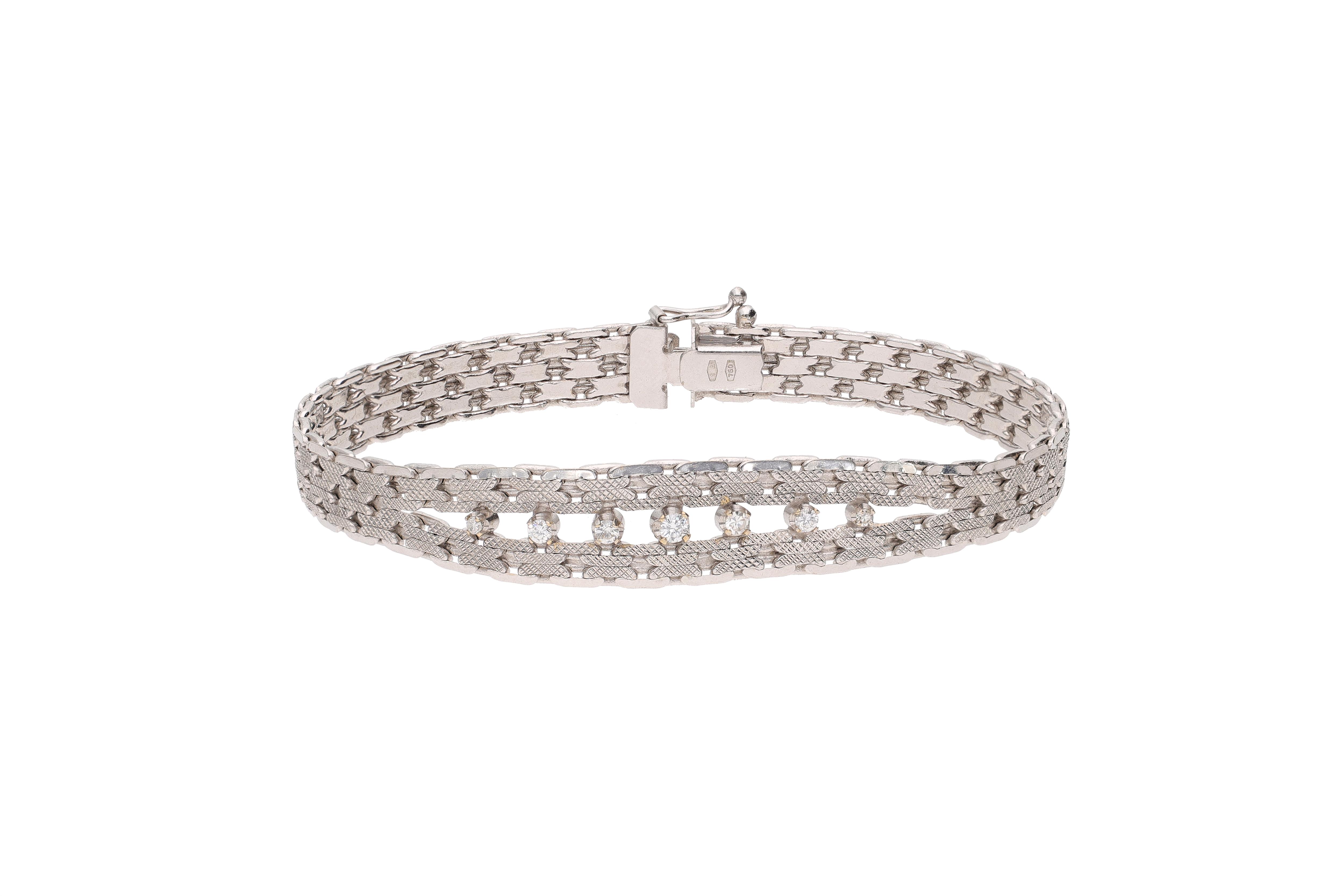 Bracciale con diamanti - Asta Preziosi Bracciale con diamanti - Asta Preziosi