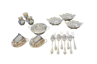 Lotto di argenteria varia - Asta Preziosi Lotto di argenteria varia - Asta Preziosi