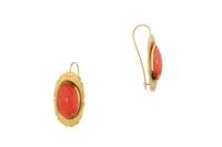 Orecchini con corallo - Asta Preziosi Orecchini con corallo - Asta Preziosi