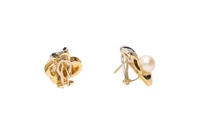 Orecchini con perle e diamanti - Asta Preziosi Orecchini con perle e diamanti - Asta Preziosi