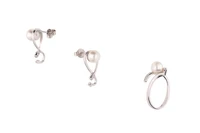 Parure con perle coltivate e diamanti - Asta Preziosi Parure con perle coltivate e diamanti - Asta Preziosi