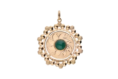 Ciondolo con calcedonio - Asta Preziosi Ciondolo con calcedonio - Asta Preziosi