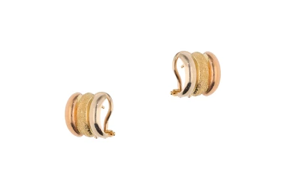 Paio di orecchini a mezzaluna - Asta Preziosi Paio di orecchini a mezzaluna - Asta Preziosi