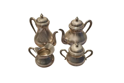 Servizio caffe' - te stile inglese - Asta Preziosi