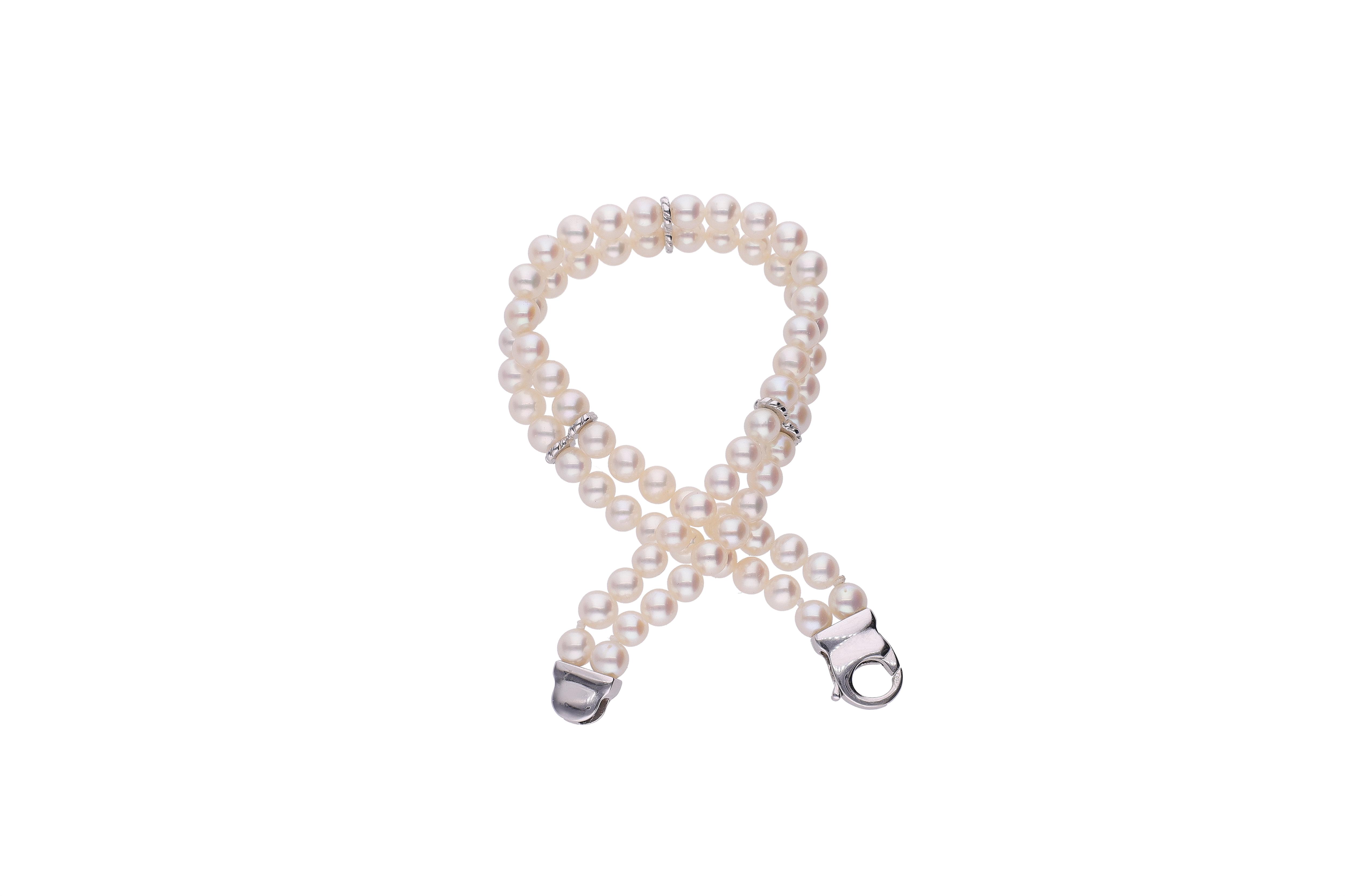 Bracciale con perle coltivate d'acqua dolce - Asta Preziosi