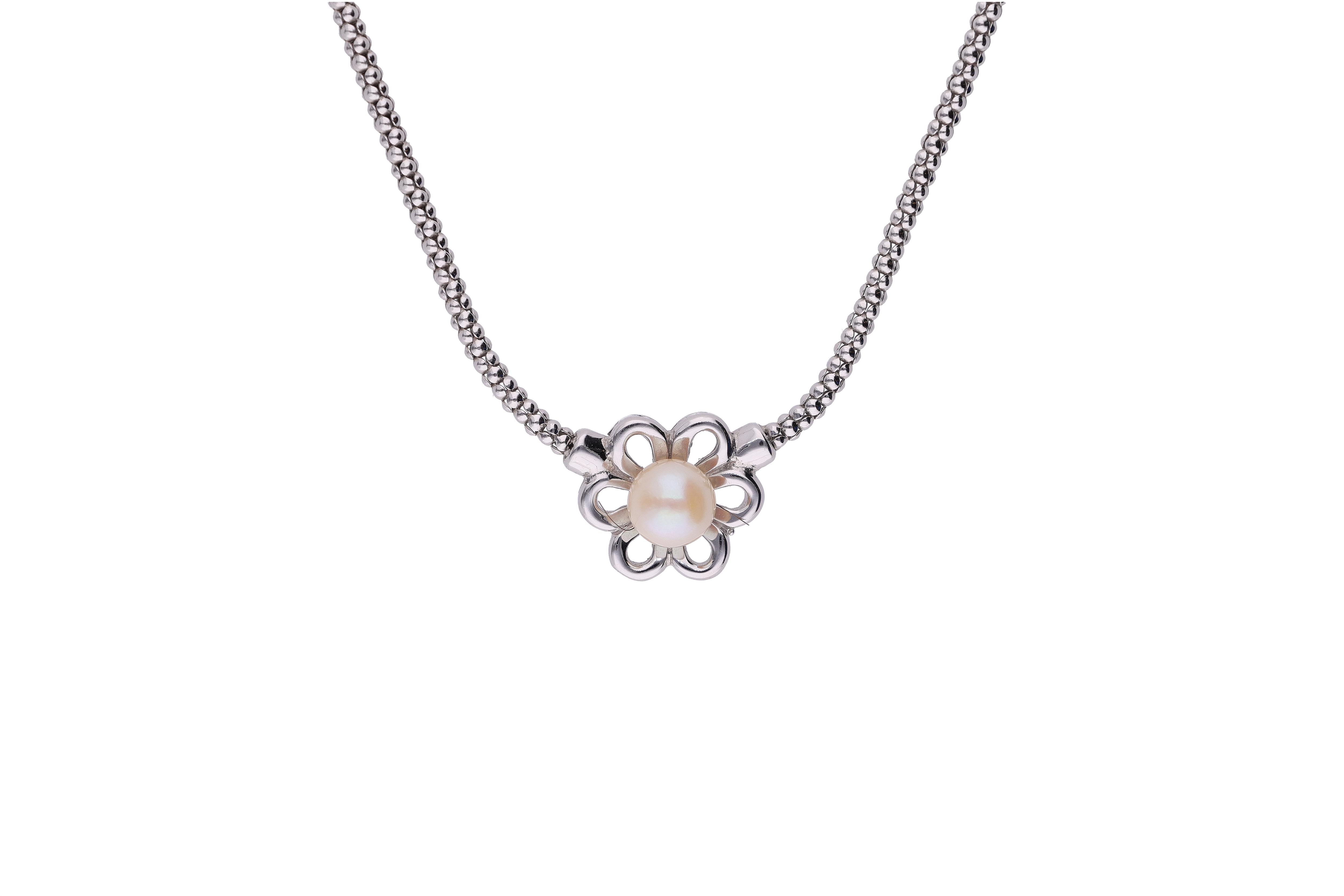 Collana con perla coltivata - Asta Preziosi