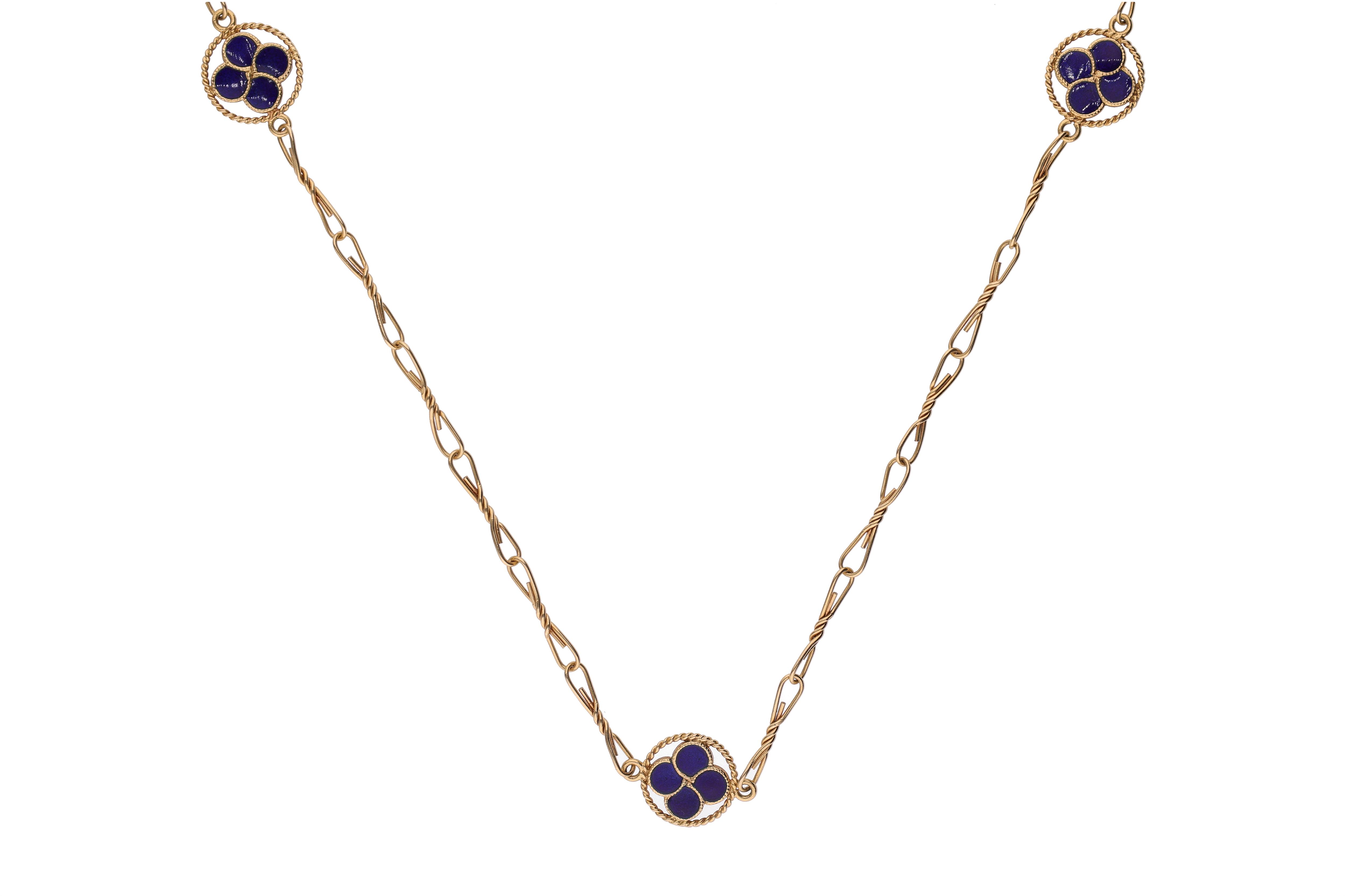 Collana con smalti - Asta Preziosi