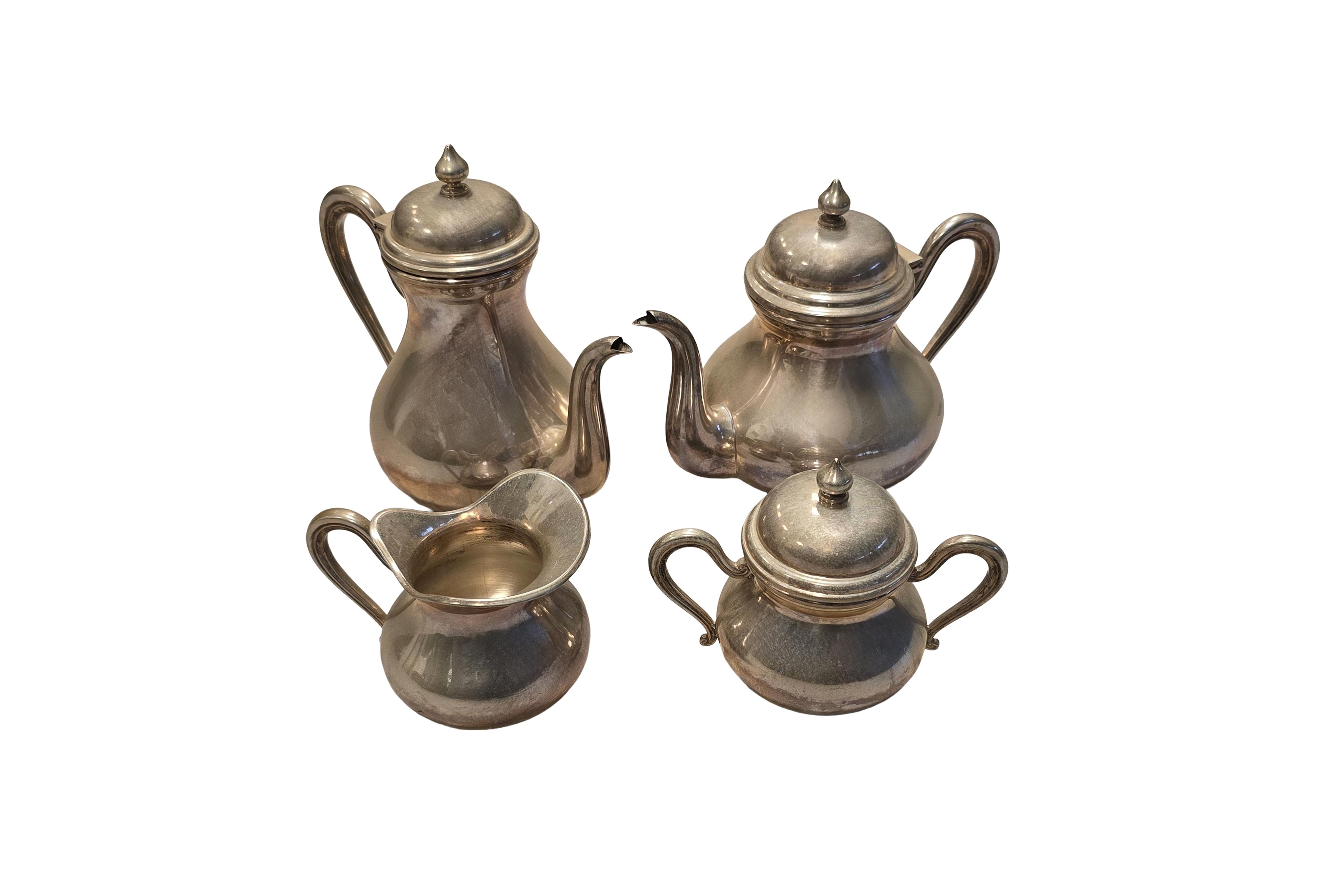 Servizio caffe' - te stile inglese - Asta Preziosi