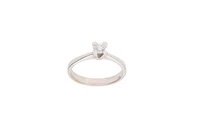 Anello con diamante - Asta Preziosi