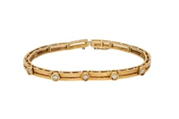 Bracciale con diamanti - Asta Preziosi