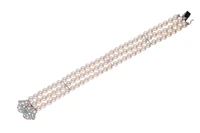 Bracciale con pietre e perle coltivate - Asta Preziosi