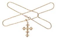 Collana con crocetta - Asta Preziosi