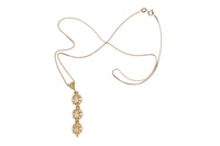 Collana con pendente con pietre - Asta Preziosi