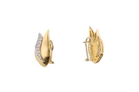 Paio di orecchini con pietre incolore - Asta Preziosi