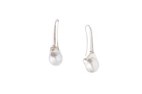 Paio orecchini con diamanti e perle barocche - Asta Preziosi