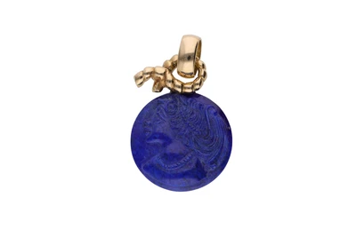 Ciondolo con lapislazzuli - Asta Preziosi