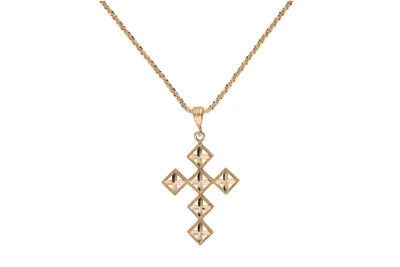 Collana con crocetta - Asta Preziosi