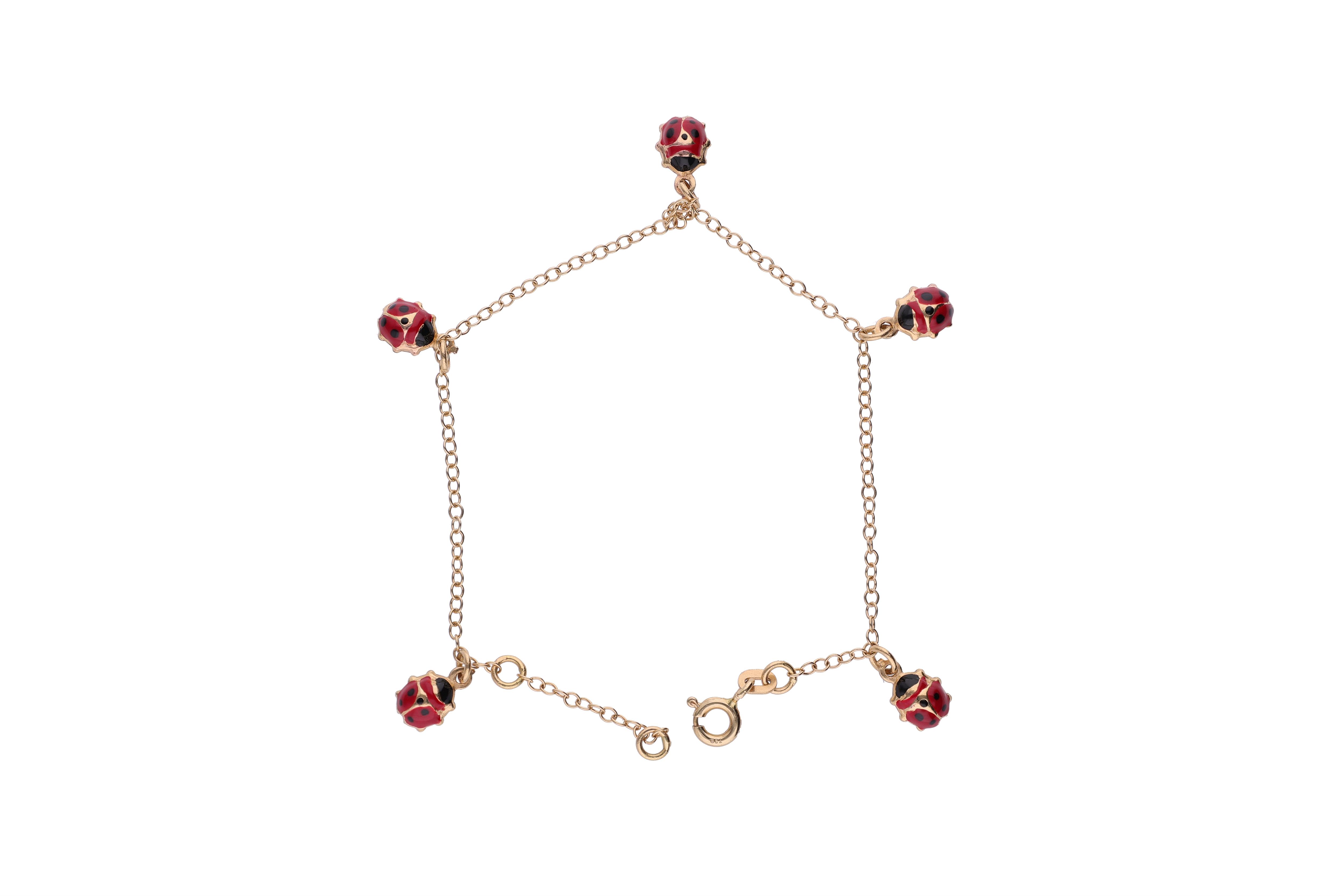 Bracciale con coccinelle - Asta Preziosi