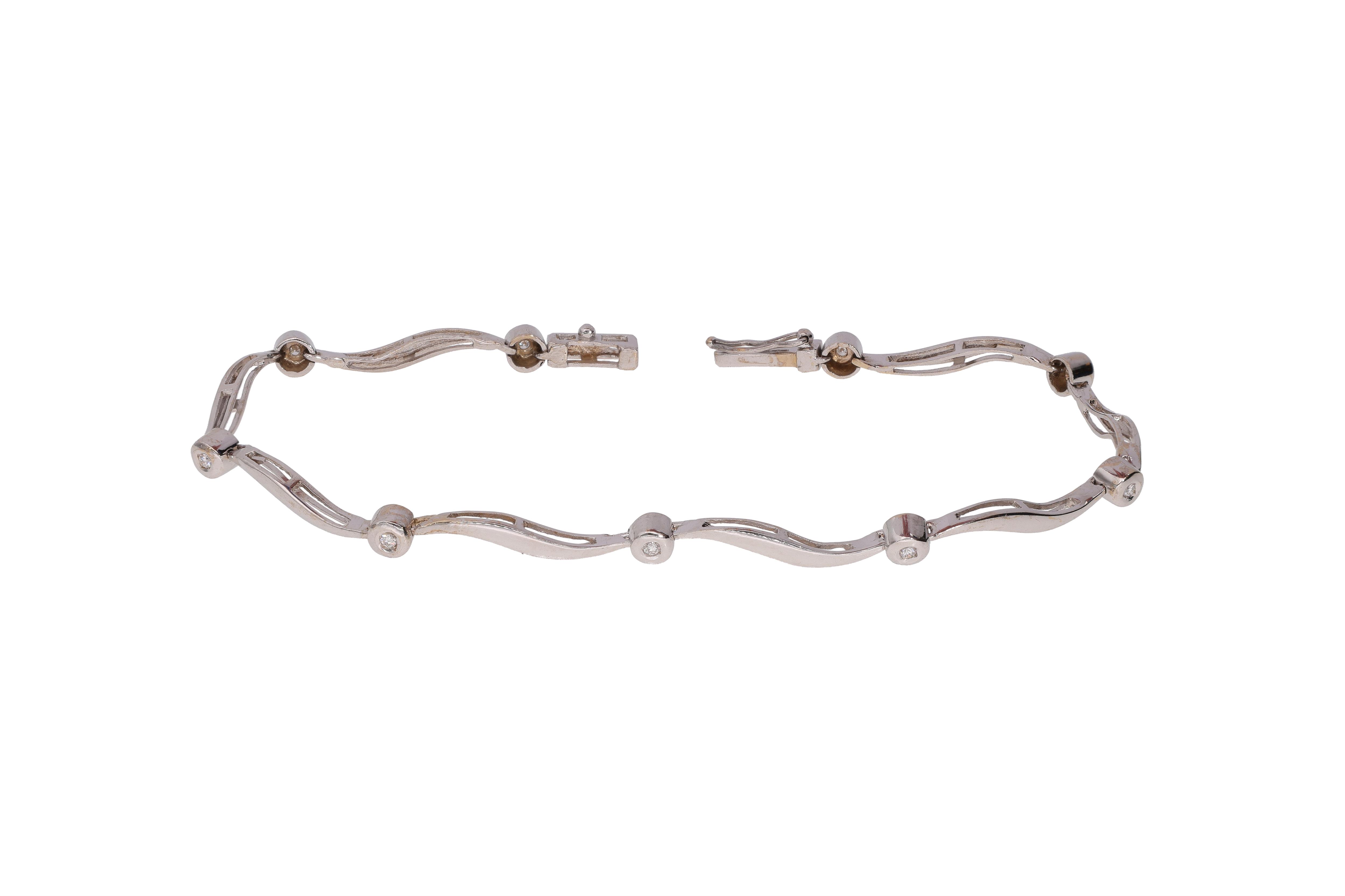 Bracciale con diamanti - Asta Preziosi