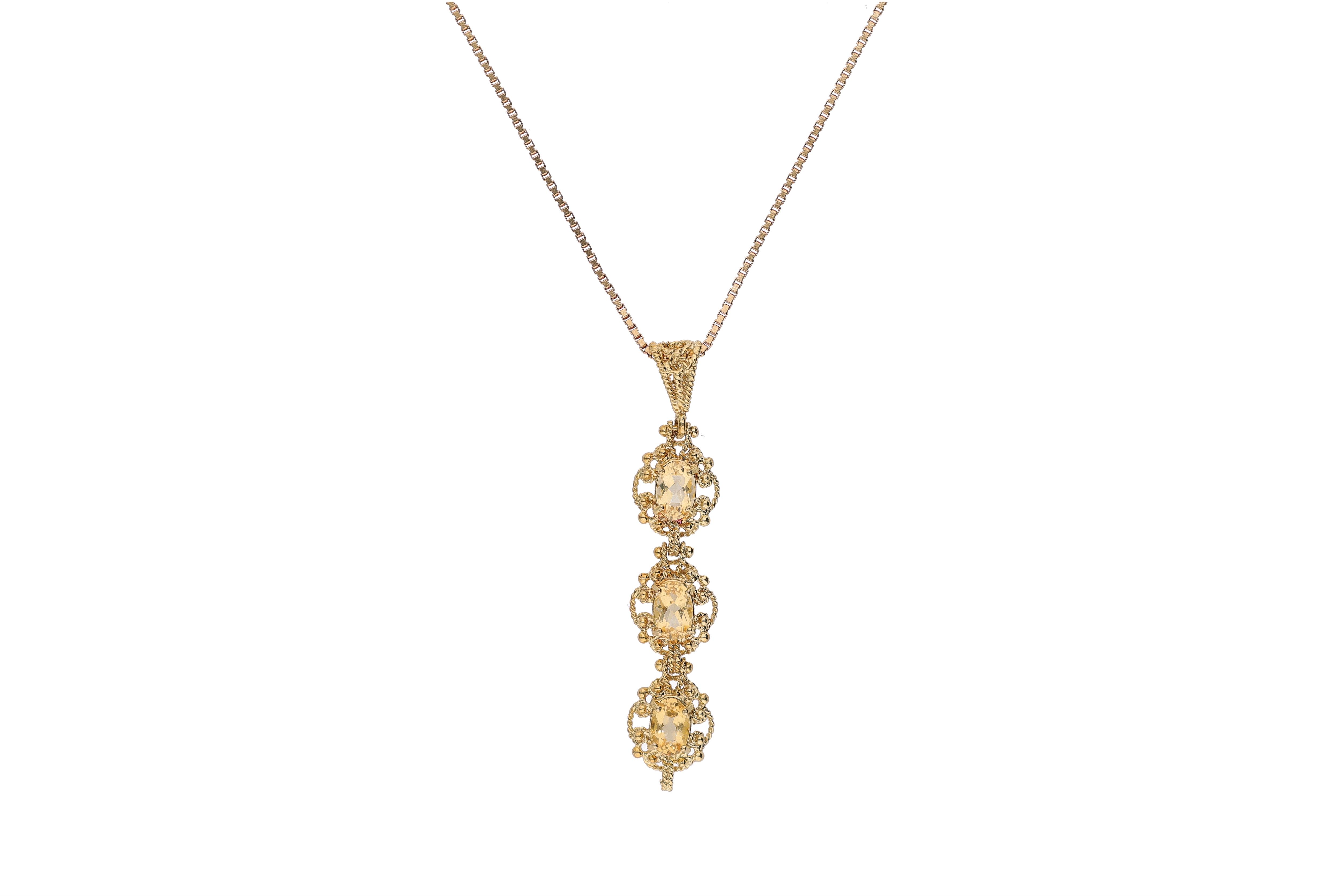 Collana con pendente con pietre - Asta Preziosi