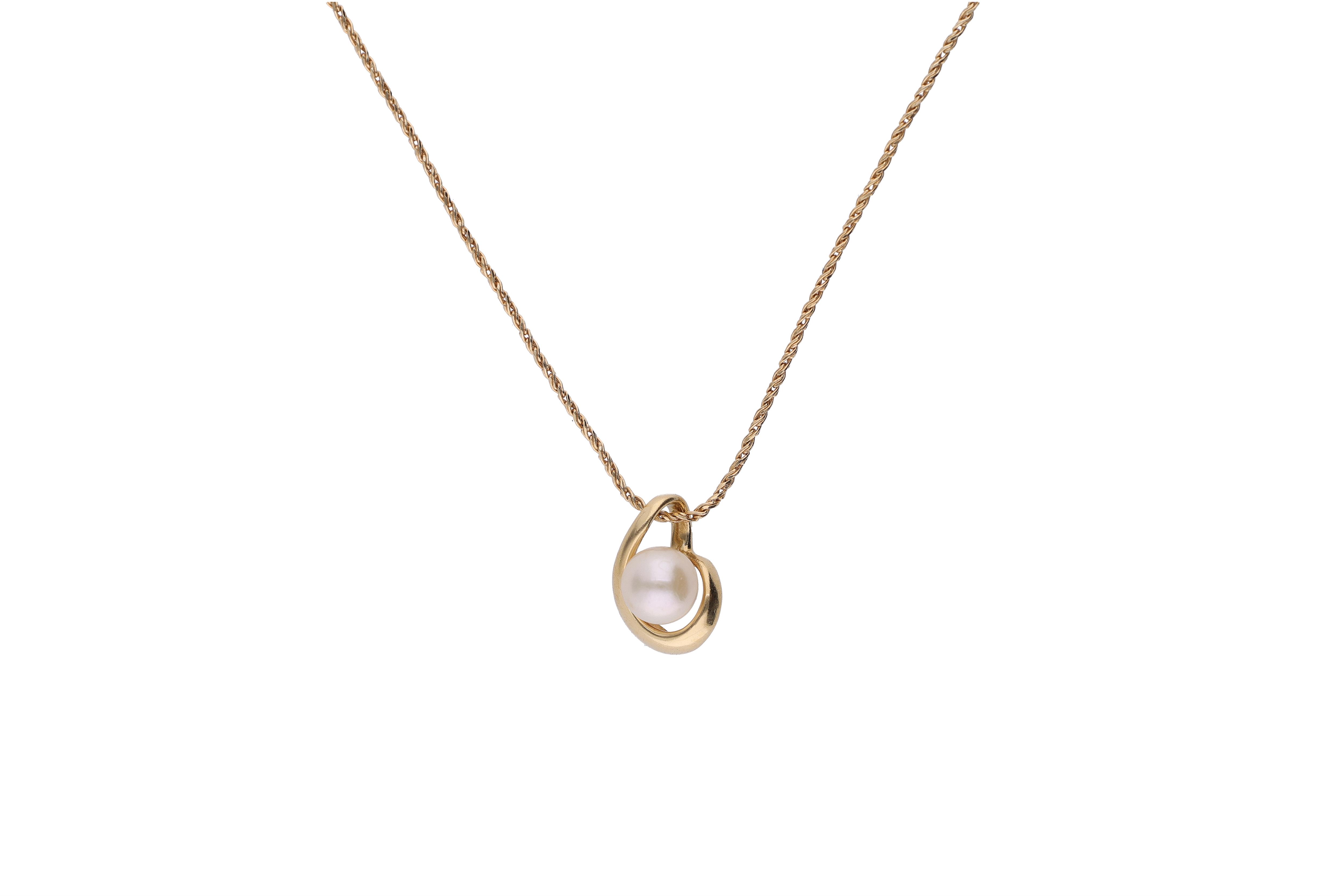 Collier con perla coltivata - Asta Preziosi