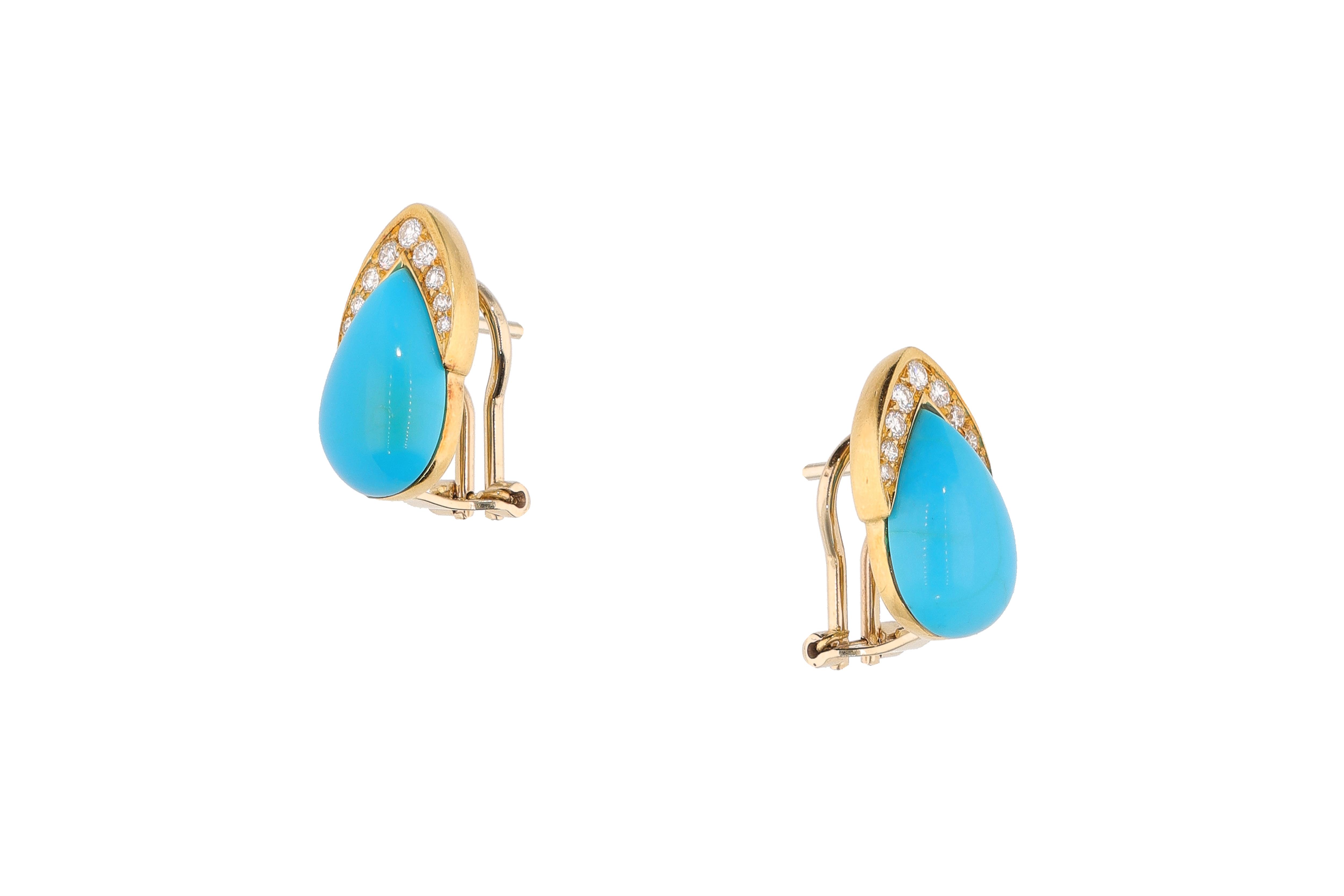 Orecchini con pietre e diamanti - Asta Preziosi