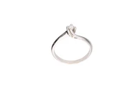 Anello con diamante - Asta Preziosi