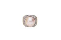 Anello con perla mabe' - Asta Preziosi