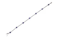 Bracciale con diamanti e pietre blu - Asta Preziosi