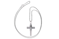 Collana e pendente a forma di croce con diamanti - Asta Preziosi