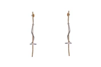 Paio di orecchini pendenti - Asta Preziosi