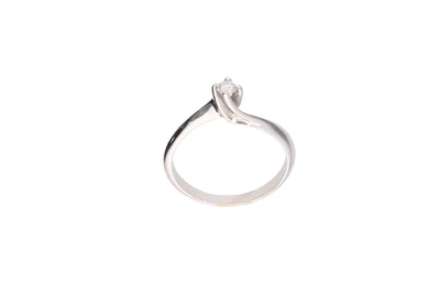 Anello con diamante - Asta Preziosi