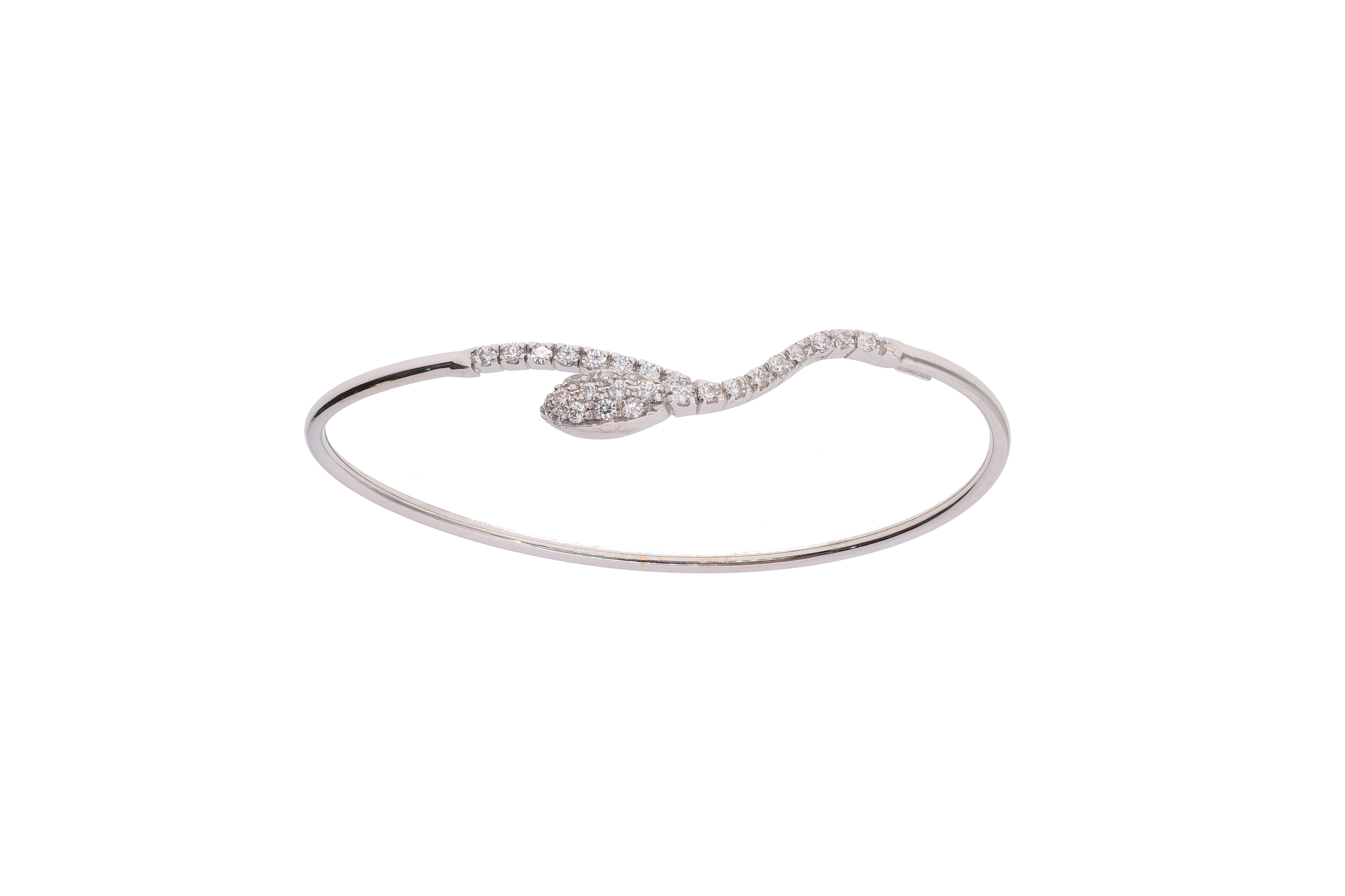 Bracciale a serpente con pietre - Asta Preziosi