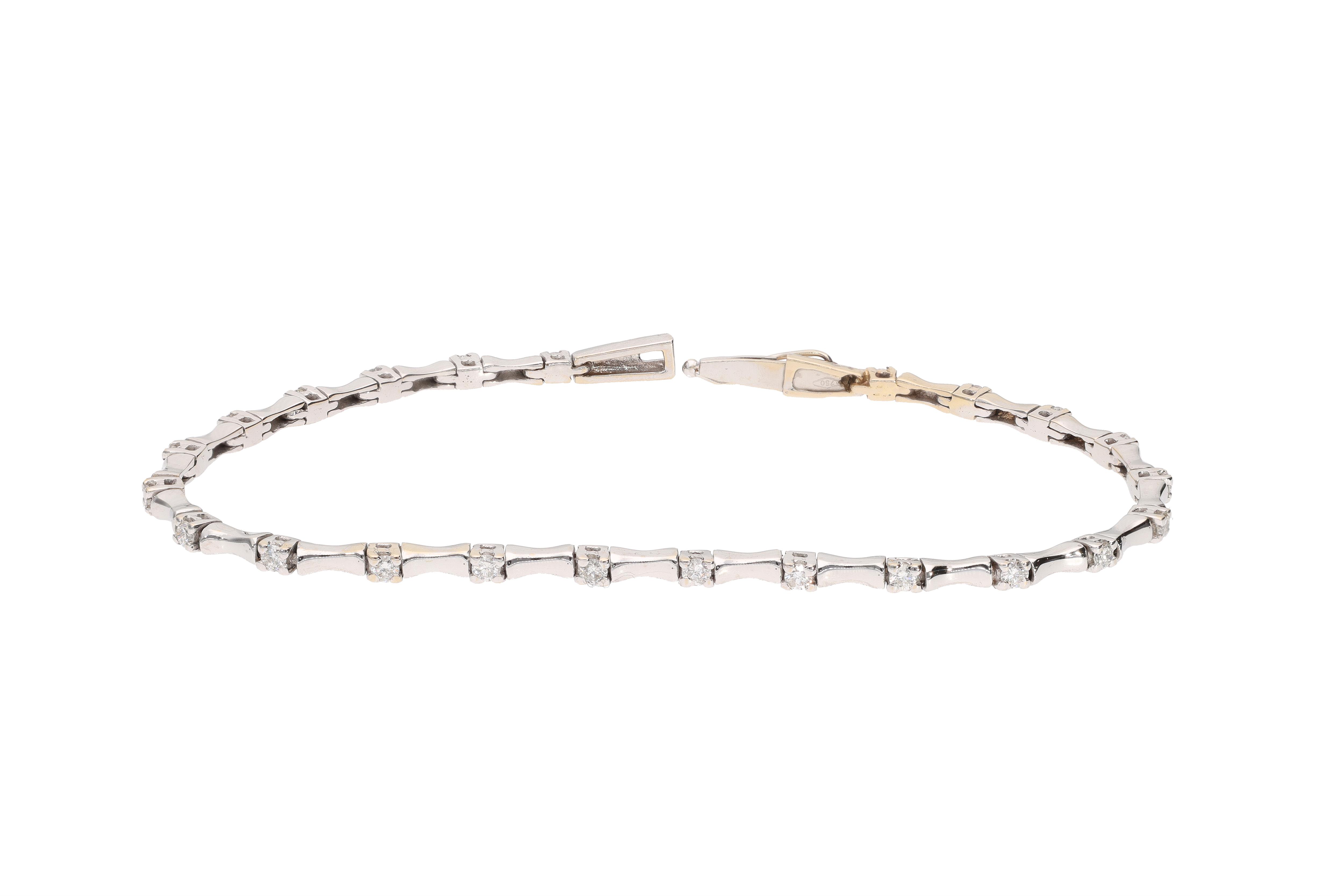 Bracciale con diamanti - Asta Preziosi